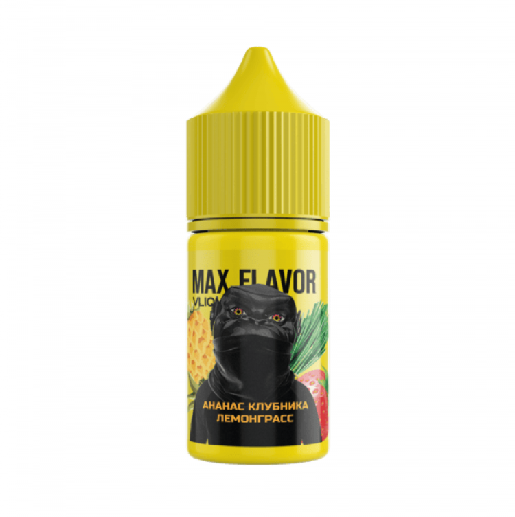 (М) Жидкость VLIQ Max Flavor Salt - Клубника, Ананас, Лемнграс 10 мл (18 мг)