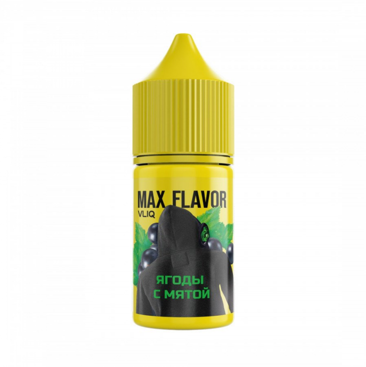 (М) Жидкость VLIQ Max Flavor Salt - Ягоды с Мятой 10 мл (18 мг)